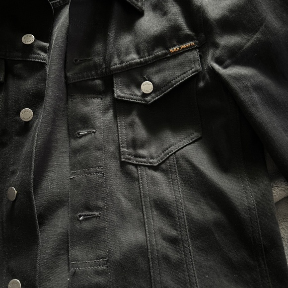 Nudie Billy Black Denim Jacket - Picture 6 of 6